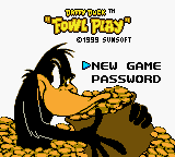 Daffy Duck - Fowl Play Title Screen